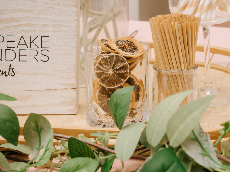 Straw Holder For Wedding Bar