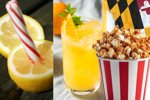 CBE Maryland Heritage Mini Happy Hour with Natty Boh, Orange Crushes, and Fisher's popcorn
